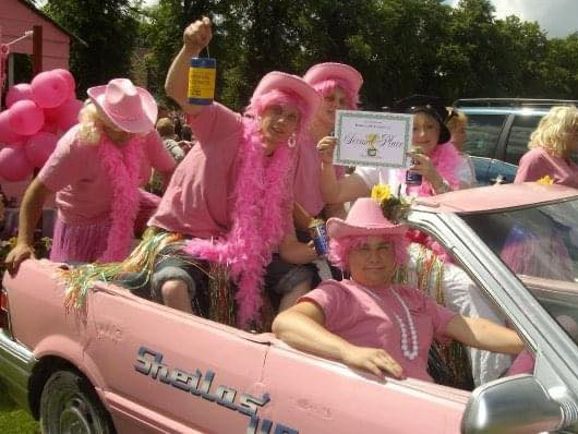 Sheila's Wheels Carnival Float